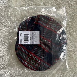 Plaid Beret Hat